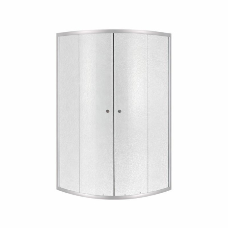 Душова кабіна Lidz Latwa SC90x90.SAT.LOW.FR, скло Frost 4 мм без піддону, форма чверть кола