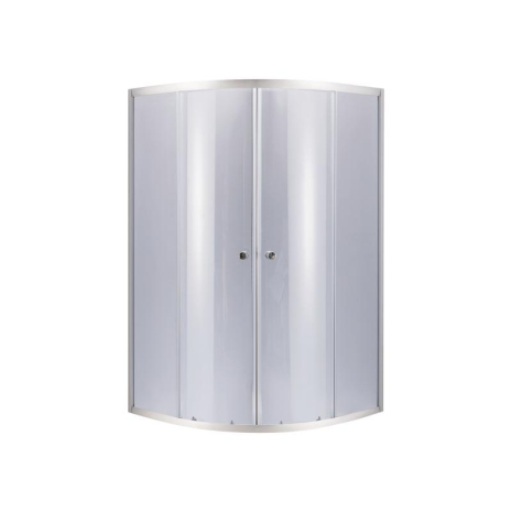 Душова кабіна Lidz Latwa SC80x80.SAT.HIGH.GR, скло тоноване 4 мм без піддону, квадратна форма