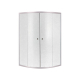 Душова кабіна Lidz Latwa SC90x90.SAT.HIGH.FR, скло Frost 4 мм без піддону, чверть кола
