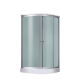 Гідромасажний бокс Lidz Tani SBM90x90.SAT.LOW.FR, скло Frost 4 мм, кутова конструкція, низький піддон