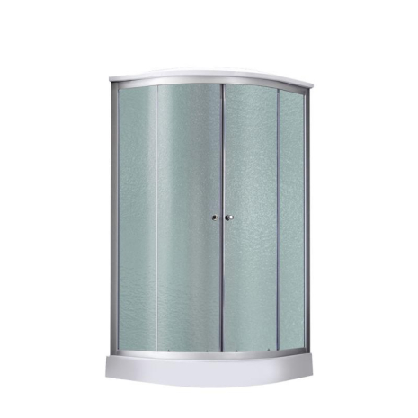 Гідромасажний бокс Lidz Tani SBM90x90.SAT.LOW.FR, скло Frost 4 мм, кутова конструкція, низький піддон