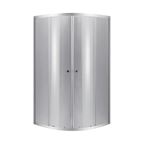 Душова кабіна Lidz Latwa SC90x90.SAT.LOW.DGR, скло темне тоноване 4 мм без піддона