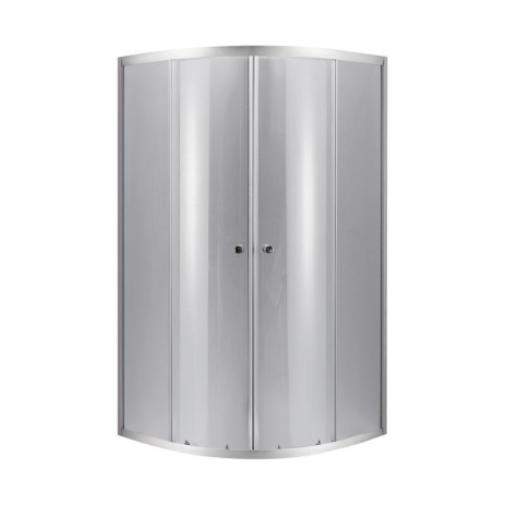 Душова кабіна Lidz Latwa SC90x90.SAT.LOW.DGR, скло темне тоноване 4 мм без піддона