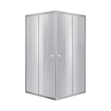 Душова кабіна Lidz Wawel SC90x90.SAT.LOW.DGR, скло темне тоноване 4 мм без піддона