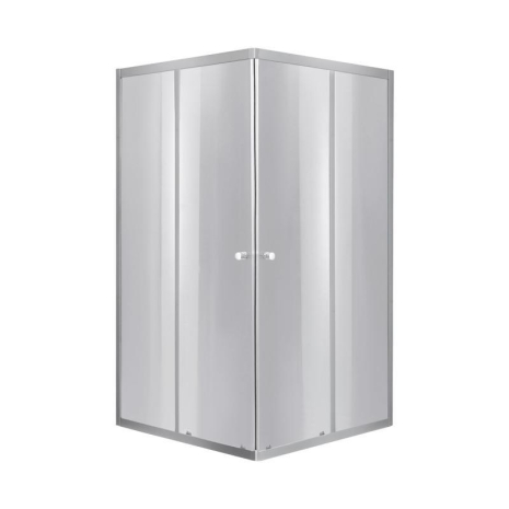 Душова кабіна Lidz Wawel SC90x90.SAT.LOW.DGR, скло темне тоноване 4 мм без піддона