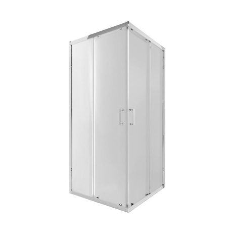 Душова кабіна Qtap Taurus CRM1099SC6 90х90 см, скло Clear 6 мм покриття CalcLess, без піддона, квадратна форма