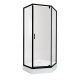 Набор Qtap душевая кабина Scorpio BLA10995-AC6 Clear 2120x900x900 мм + поддон Diamond 309912 90x90x12 см, пятиугольная форма