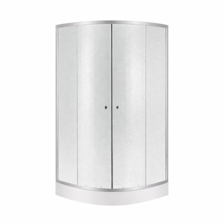 Набор Lidz душевая кабина Latwa SC90x90.SAT.LOW.FR, стекло Frost 4 мм + поддон Kupala