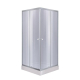 Душова кабіна Lidz Wawel SC90x90.SAT.LOW.GR, скло тон. 4 мм + Lidz Душовий піддон KAPIELKA ST90x90х14, квадратний