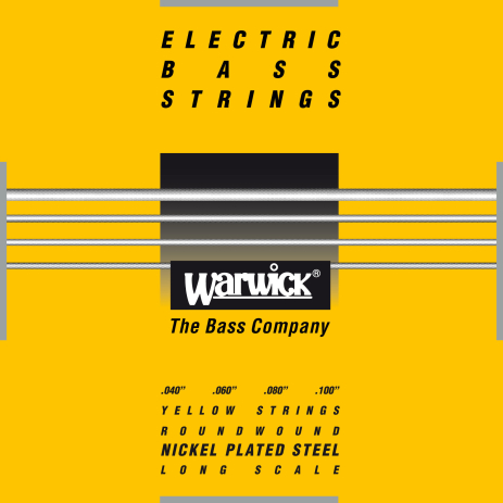 Струни для бас-гітари WARWICK 41210 Yellow Label Medium Light 4-String (40-100)