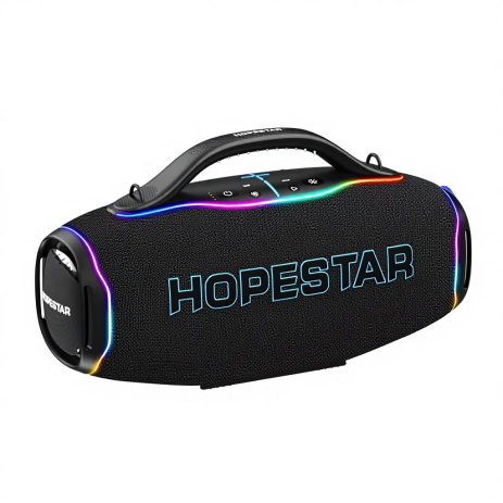 Колонка Bluetooth HOPESTAR A90 with 1pcs UHF microphone 700W Black