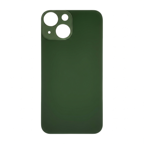 Заднее стекло корпуса для Apple iPhone 13 mini Green (зелёное) (Big hole)
