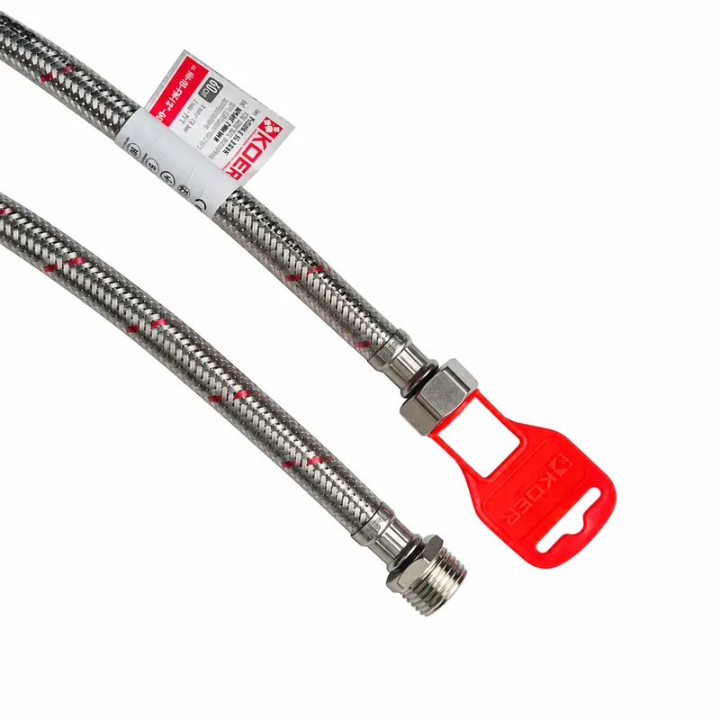 Гибкая подводка в силиконовой оболочке Koer KH-02-FM1/2"-600 (KR3524) Гибкая подводка в силиконовой оболочке Koer KH-02-FM1/2"-600 (KR3524)