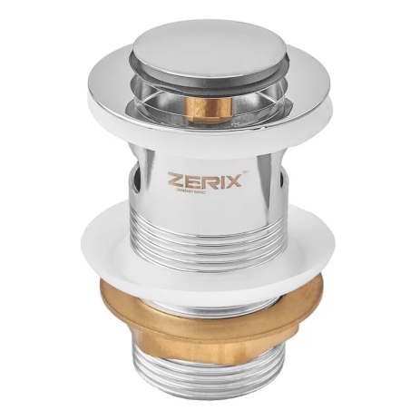 Донный клапан Zerix BV-05 1¼" с переливом хром