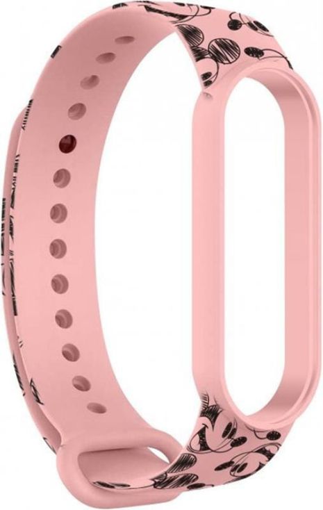 Ремешок Armorstandart Cartoon для Xiaomi Mi Band 6/5 Mickey Pink (ARM59255)