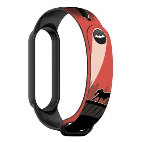 Ремінець Armorstandart Superhero Edition для Xiaomi Mi Band 6/5 Bat siluet Black (ARM59264)