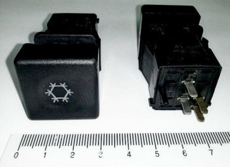 Вмикач-кнопка кондиціонера ВАЗ 2110, Псков (378.3710-04.01) (2110-3709608)