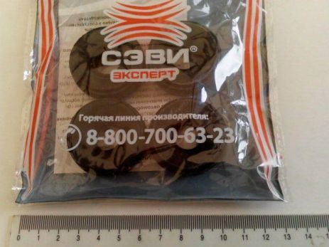 Подушка переднього амортизатора ВАЗ 2101, "СЕВІ" верхня "БУБЛИК" (к-т 4 шт.) (2101-2905450) (1302)