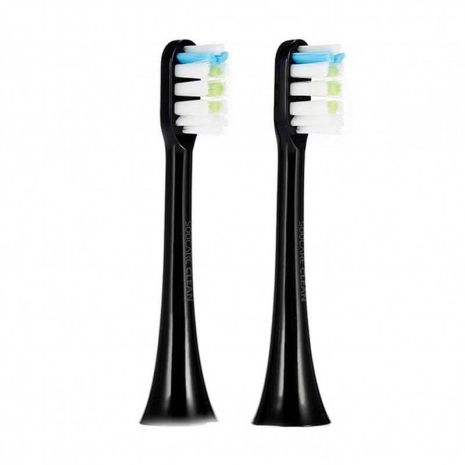 Насадка для зубної електрощітки Soocas General Toothbrush Head Black 2шт (BH01B)