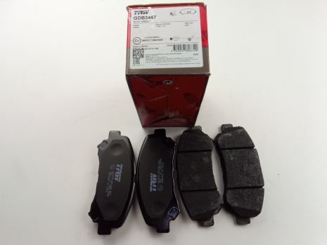 Колодки гальмові дискові NISSAN QASHQAI, передн. , TRW (GDB3467)