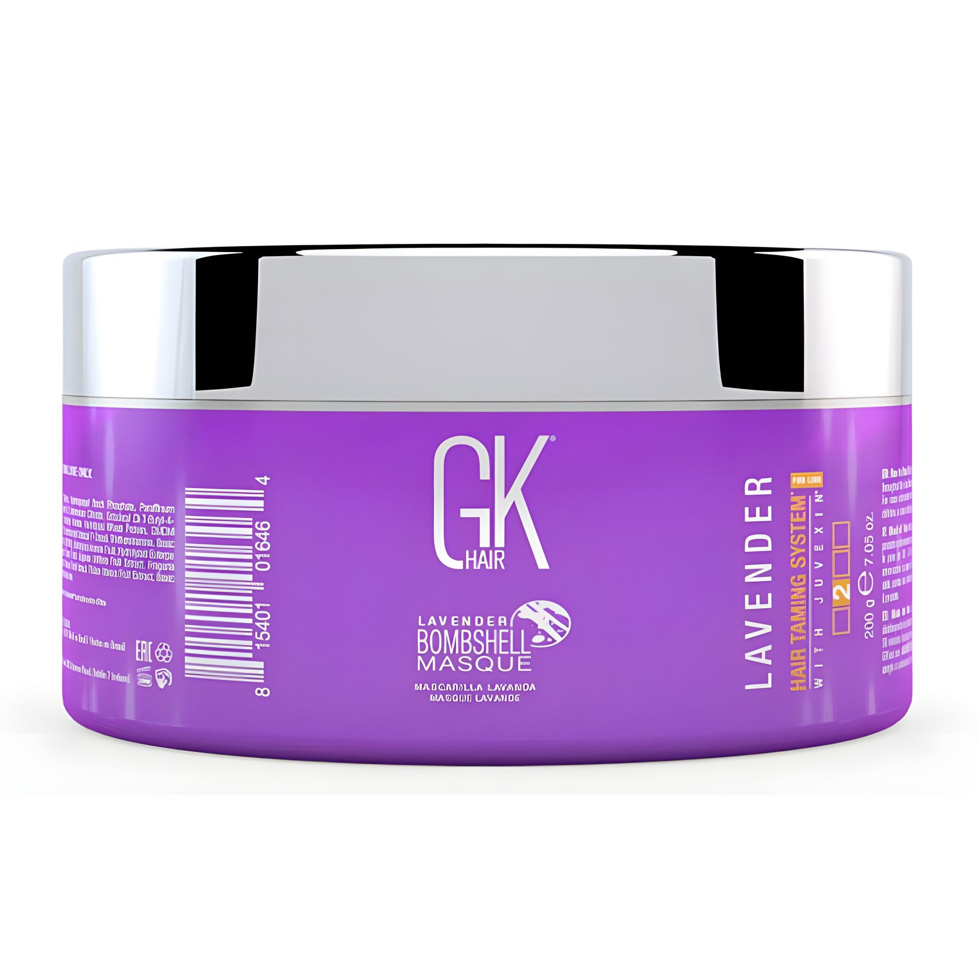 Лавандова маска для фарбованого волосся GKhair Lavender Bombshell Masque 200 мл Лавандова маска для фарбованого волосся GKhair Lavender Bombshell Masque 200 мл