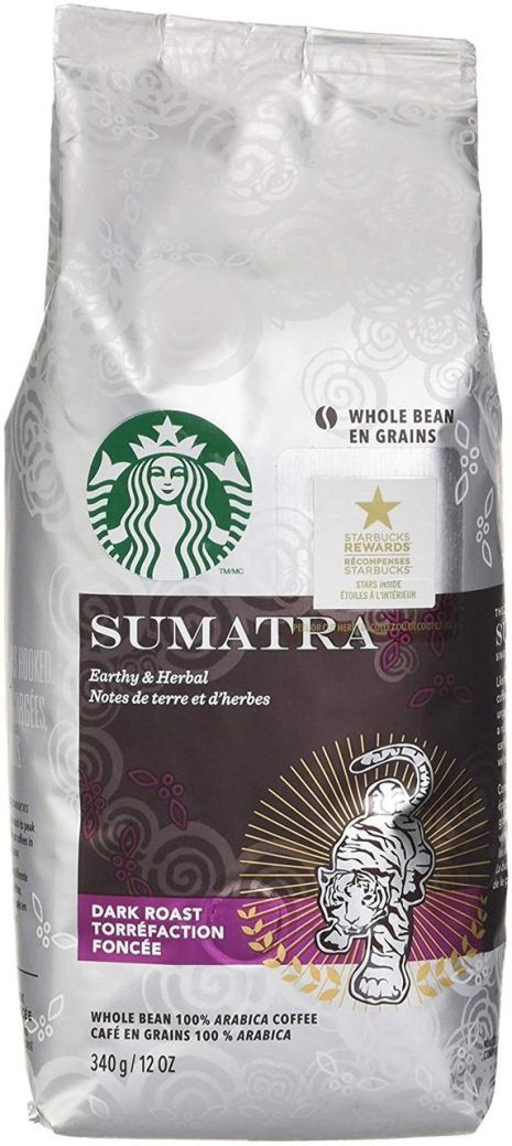 Кава в зернах Starbucks Sumatra 340 грам, США