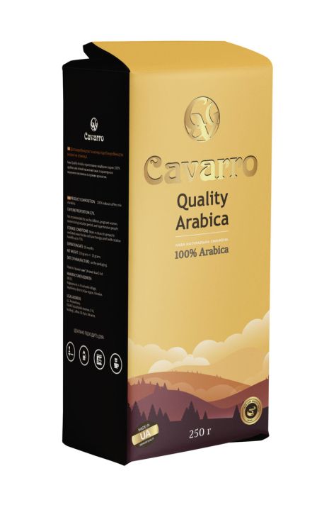 Кава мелена CAVARRO QUALITY ARABICA 250гр.