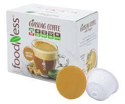 Кава у капсулах FoodNess Dolce Gusto Ginseng Coffee with Lemon 10 шт. (Фуднес Дольче Густо), Італія