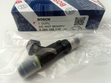 Форсунка BOSCH ВАЗ 2109, 2121, 2123, 1 шт. (0280158110) с.в. МР 70