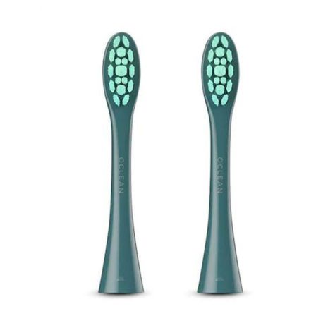 Набор сменных щеток-насадок Oclean PW09 Toothbrush Head for One/SE/Air/X/F1 Mist Green (2шт)