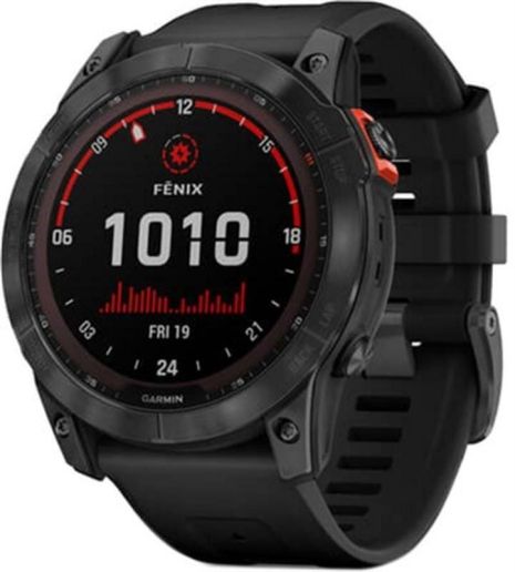 Смарт-годинник Garmin Fenix ​​7X Solar Slate Gray with Black Band (010-02541-0A)