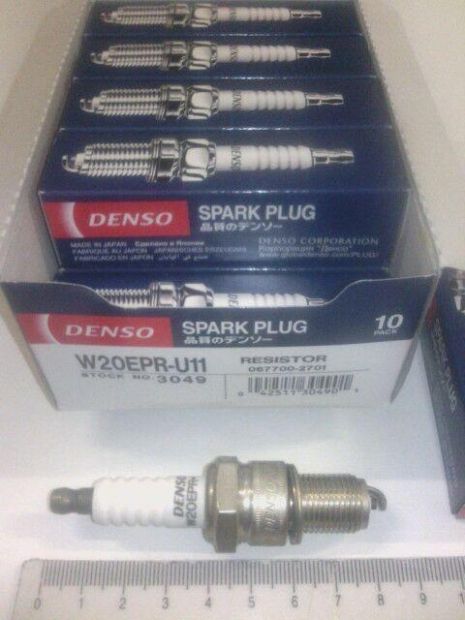 Свеча зажигания DENSO W20EPRU11/3049 ВАЗ 2108-2115 ОДНА ШТУКА