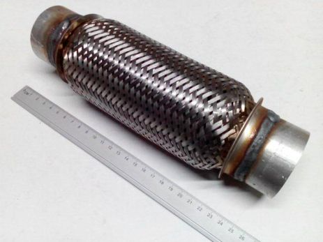 Гофра выхлопной системы с трубами 55х200 мм "JMJ" Польша (JMJ 55X200R)