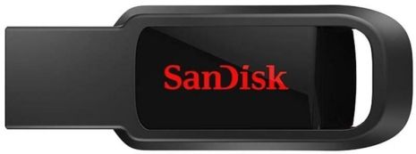 Флеш-накопичувач USB 64GB SanDisk Cruzer Spark Black (SDCZ61-064G-G35)