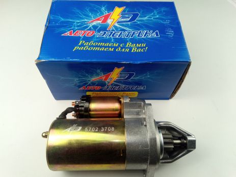 Starter Vaz 2110 з коробкою передач до публікації. Магніти, автоелектрична (5702.3708) (Fortor. 2 болти) 2 роки