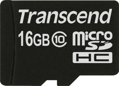 Карта пам'яті MicroSDHC 16GB Class 10 Transcend (TS16GUSDC10)