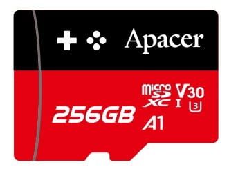 Карта пам'яті MicroSDXC 256GB UHS-I/U3 Class 10 Apacer (AP256GMCSX10U7-RAGC)