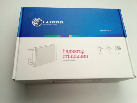 Радіатор нагрівача VAZ 1118, 2170 Alumino-Soldier, Luzar (LRH 01182b) з Konda Panasonic (2170-8101060)