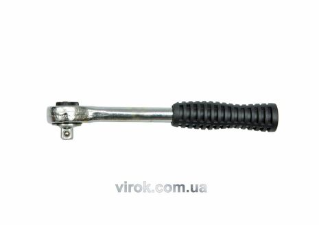 Тріщатка VOREL до головок торцевих, квадрат 1/4", L= 125 мм, 45T [40/80]