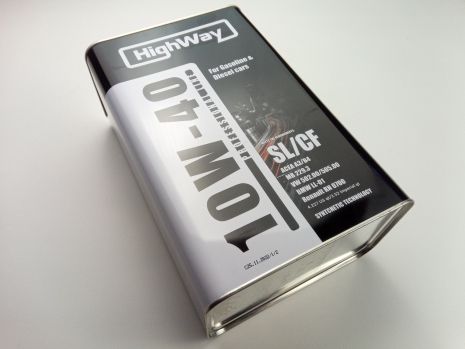 Олія моторна 10W-40 напівсинтетична HighWay SL/CF 4л.