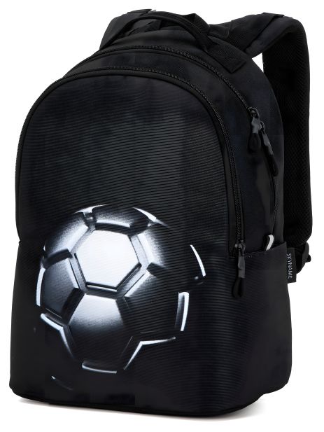 Молодіжний рюкзак Sky Name для хлопчика, чорний Молодіжний рюкзак Sky Name для хлопчика, чорний