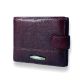 Мужской кошелек из натуральной кожи, два отдела для купюр, цвет кримсон