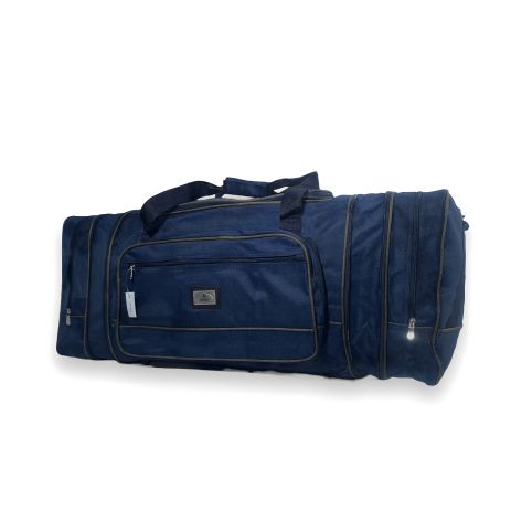 Синя дорожня сумка з розширенням, одне відділення, 84 л