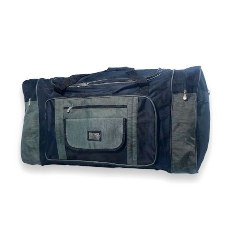 Черно-зеленая дорожная сумка на одно отделение, 63 л