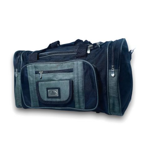 Чорно-зелена дорожня сумка об'ємом 37 літрів з одним відділенням