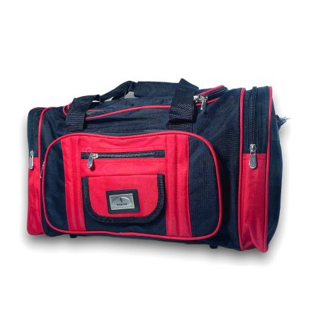 Сумка дорожня, на одне відділення, 63 л, чорно-червона Сумка дорожня, на одне відділення, 63 л, чорно-червона