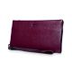 Кожаный женский кошелек, цвет бургунди, внутренние отделы на молнии Кожаный женский кошелек, цвет бургунди, внутренние отделы на молнии