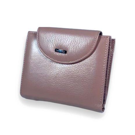 Женский кошелек из натуральной кожи, цвет пудра Женский кошелек из натуральной кожи, цвет пудра