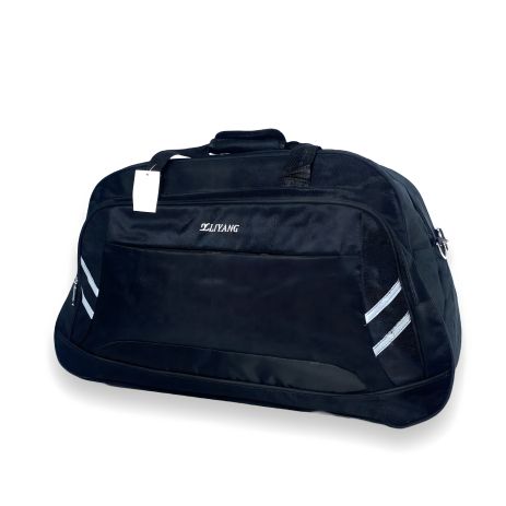 Велика дорожня сумка, одне відділення, 60 л, чорна