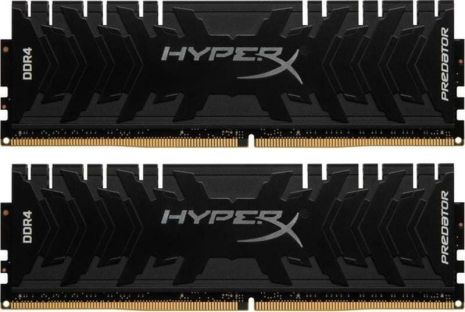 Модуль пам'яті DDR4 2x8GB/2400 Kingston HyperX Predator Black (HX424C12PB3K2/16)